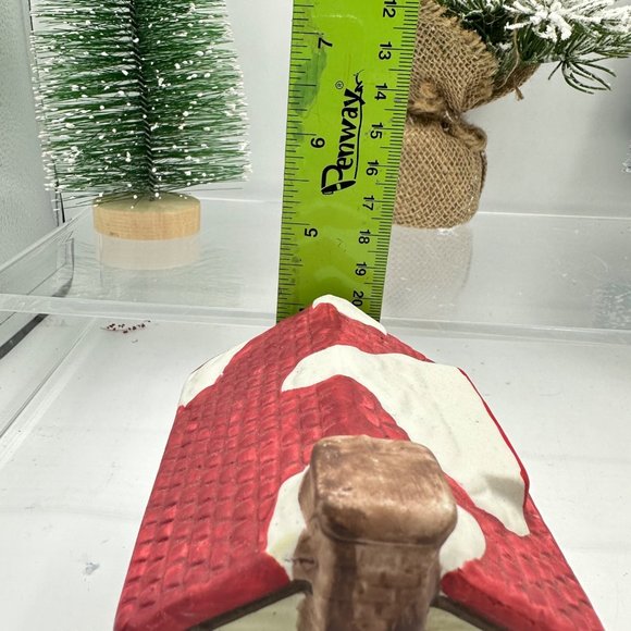 Vintage Noma Dickensville Porcelain Tree Stand Christmas Holiday Village Decor - Picture 14 of 14